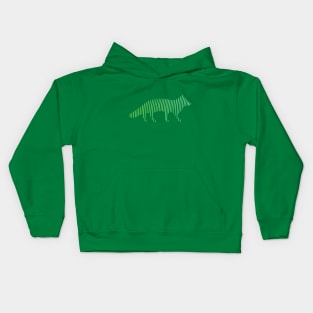 Line Fox Creative Art Kids Hoodie